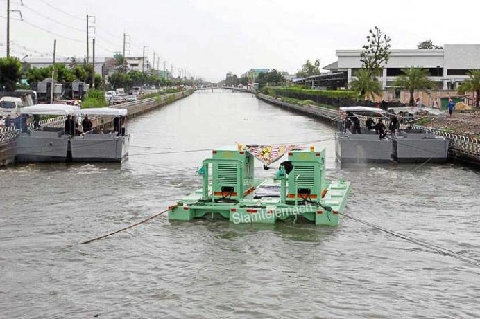 ออกแบบ ผลิต จำหน่าย ติดตั้งเครื่องผลักดันน้ำ